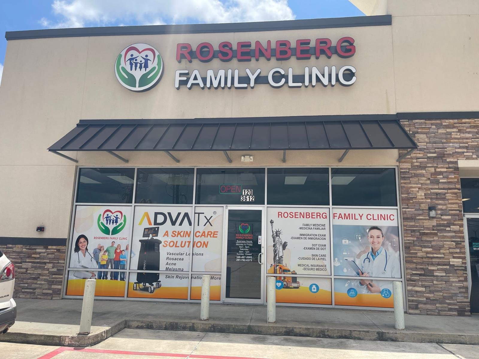 Vista exterior de Rosenberg Family Clinic