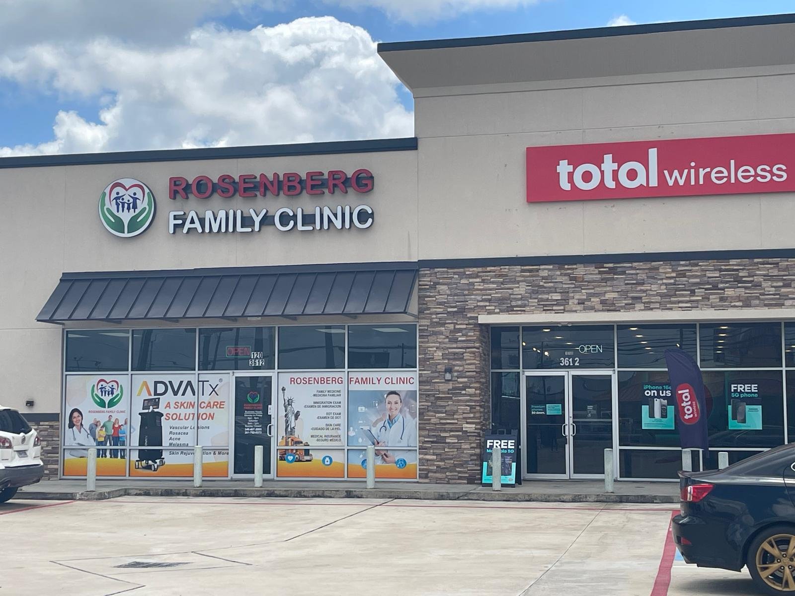 Vista exterior de Rosenberg Family Clinic