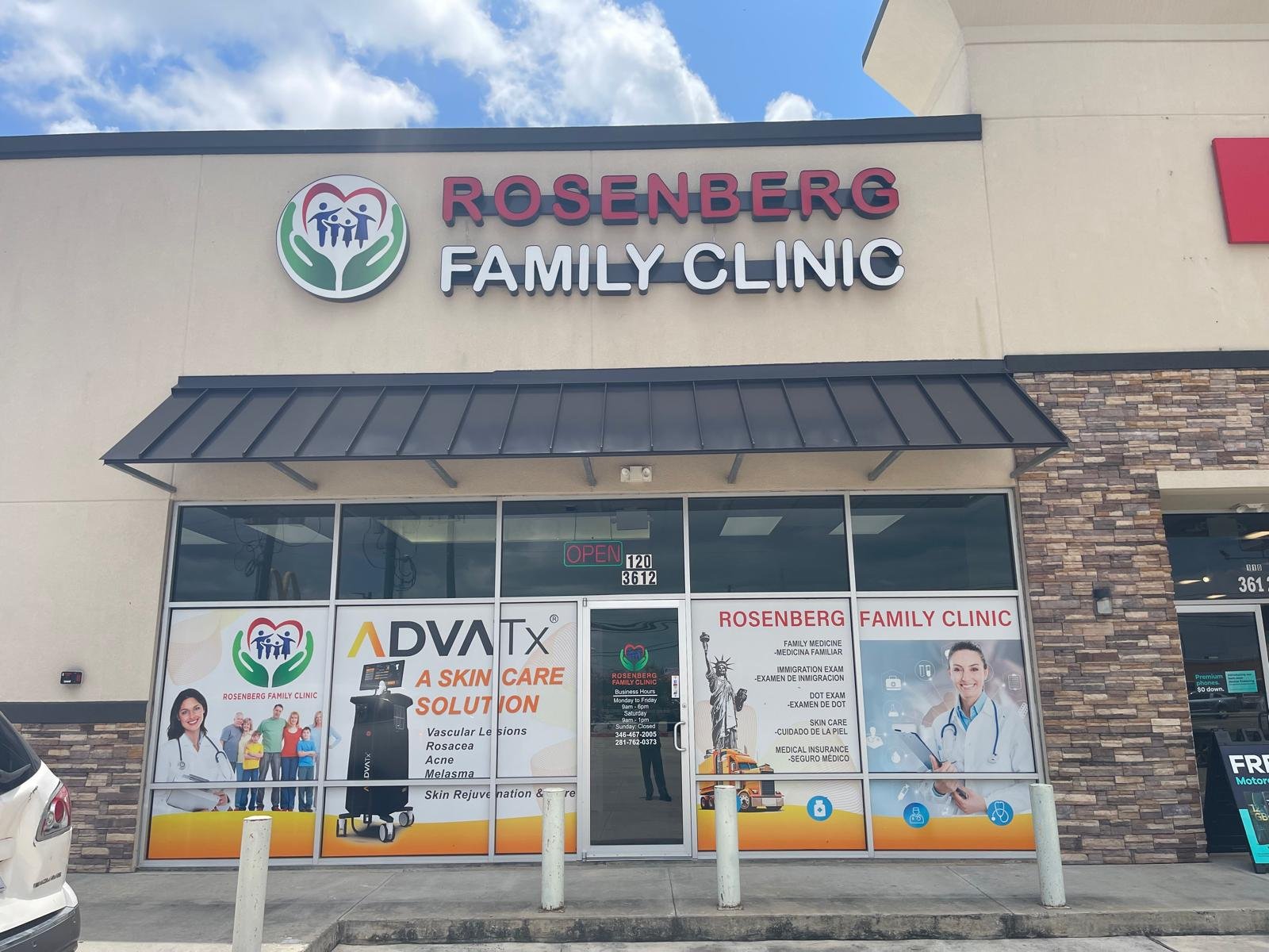 Vista exterior de Rosenberg Family Clinic