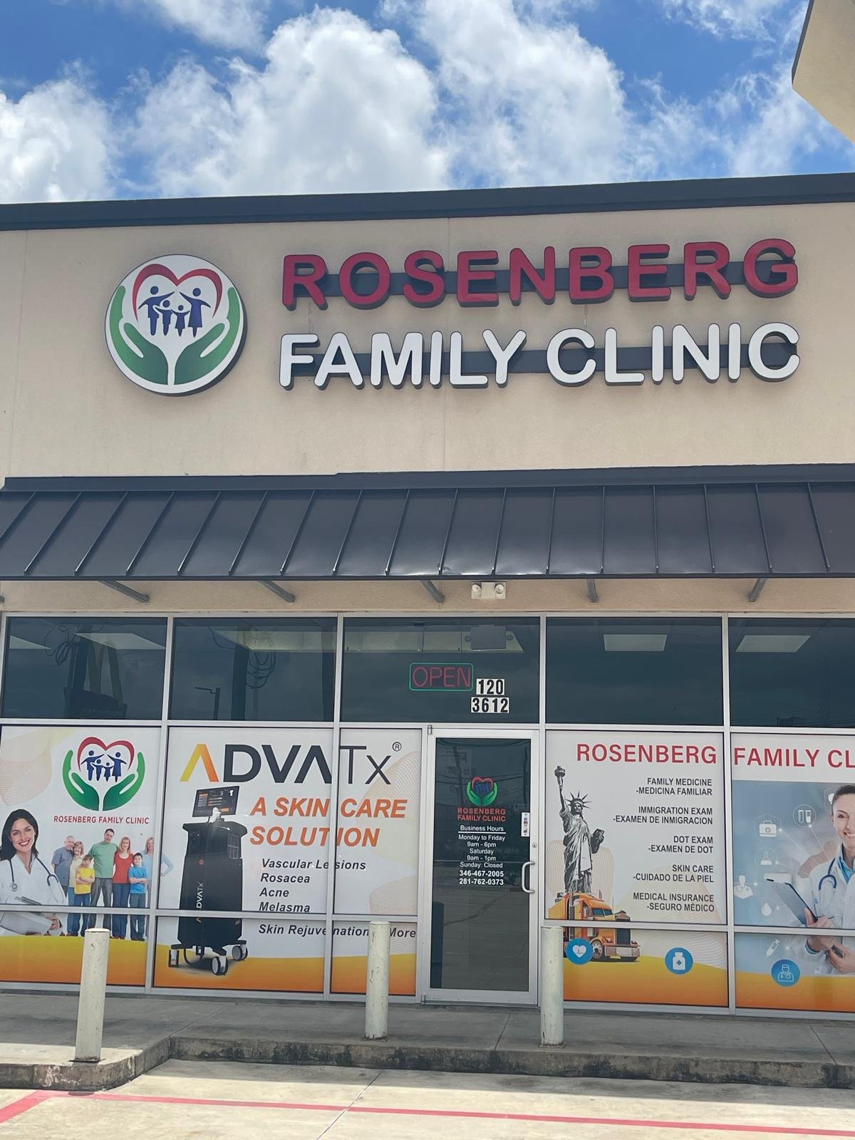 Vista exterior de Rosenberg Family Clinic