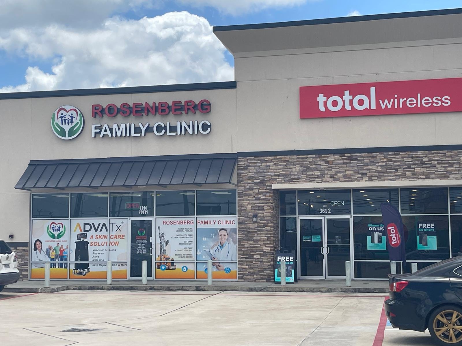 Vista exterior de Rosenberg Family Clinic